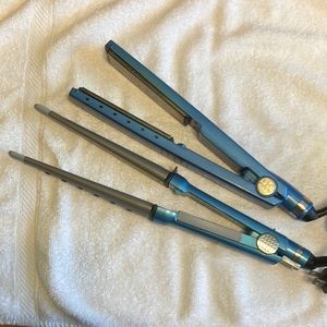 BaByliss Nano Titanium Flat Iron & Curl Wand